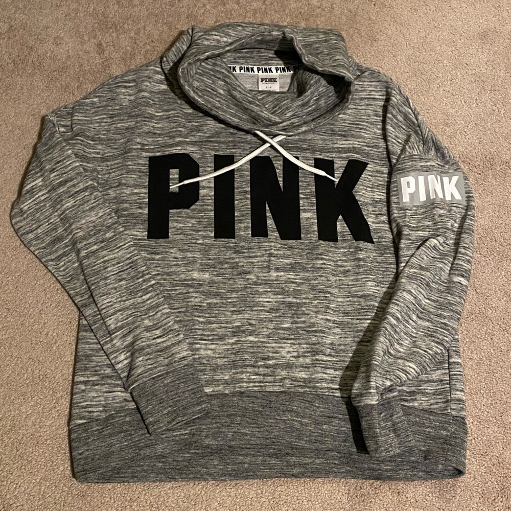 PINK everyday lounge cowl neck pullover Small